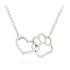 Hollow Pet Paw Footprint Pendant