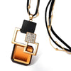 Square Chain Length Pendant