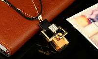 Square Chain Length Pendant