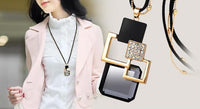 Square Chain Length Pendant