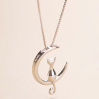 Cat Moon Pendant