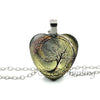 Divergent Heart Tree Pendant