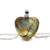 Divergent Heart Tree Pendant