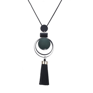 Circle Long Pendant