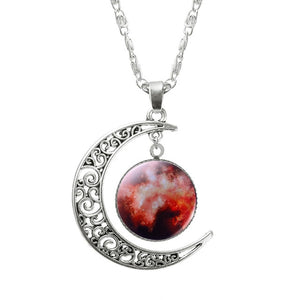 Glass Moon Lovely Pendant