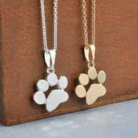 Pet Dog Footprint Pendant