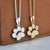 Pet Dog Footprint Pendant