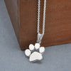 Pet Dog Footprint Pendant