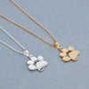 Pet Dog Footprint Pendant