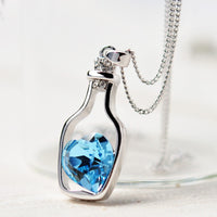 Bottle Crystal Pendant