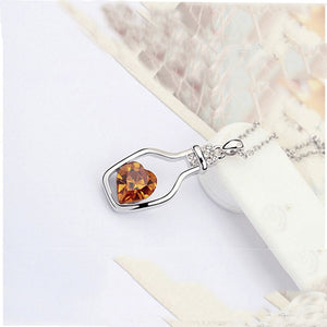 Bottle Crystal Pendant