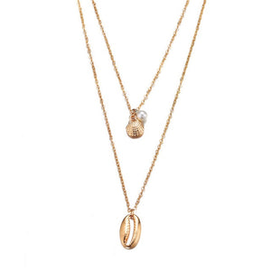 Multilayer Crystal Moon Pendant
